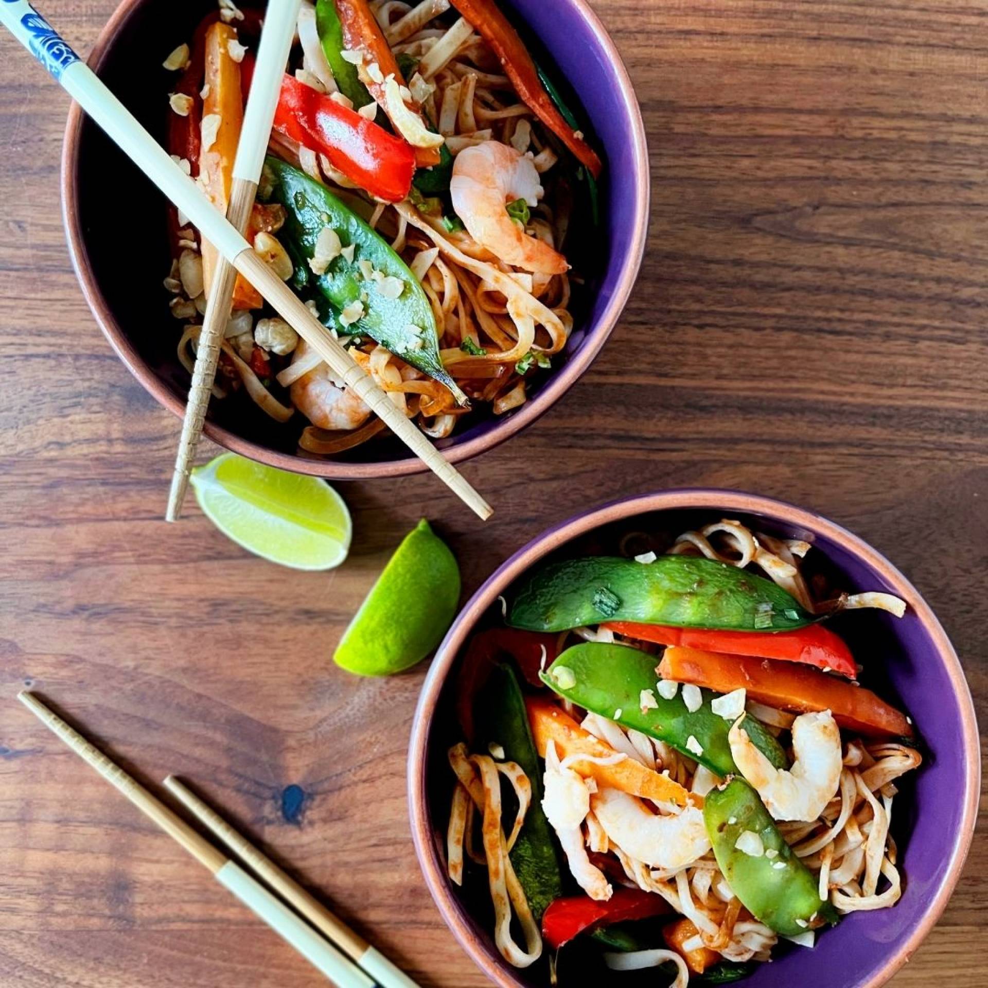 SHRIMP PAD THAI STIR FRY