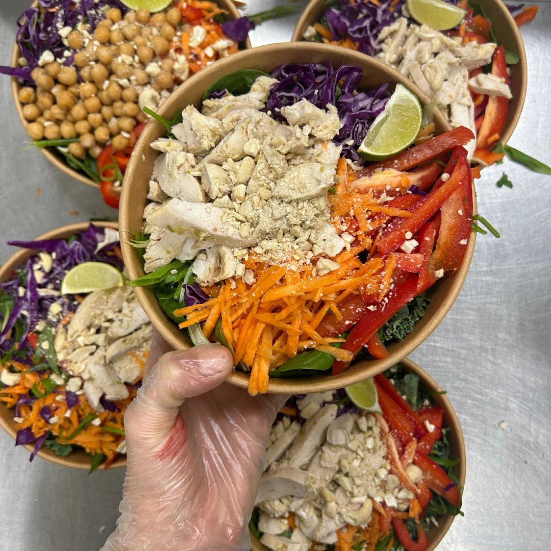 THAI ALMOND CHICKEN BOWL