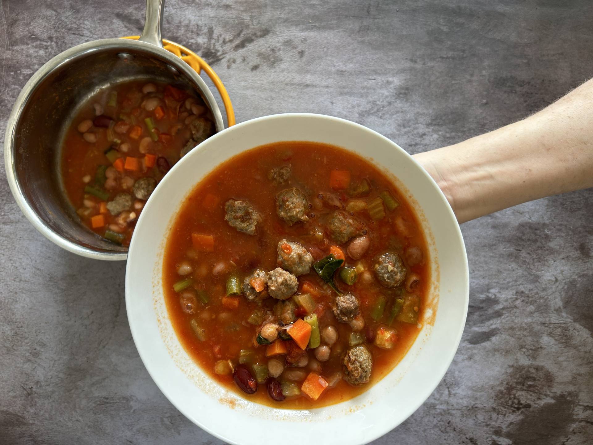 Meatball Minestrone